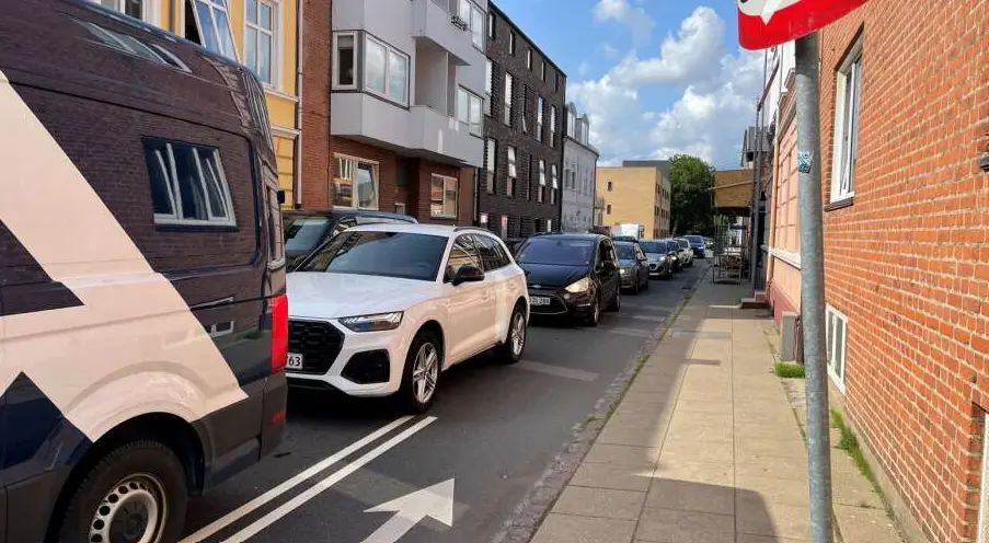 Trafik, Grønnegade, Toldbodgade, Skolevej, Skoletorvet